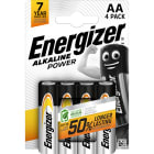 Energizer - Pile alcaline Power AA/LR06 x 4 permet de conserver l'energie pendant 7 ans