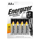Energizer - Pile alcaline Power AA x 4 permet de conserver l'energie pendant 7 ans