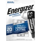 Energizer - Pile Ultimate Lithium AAA/LR03 x 2 pour une haute puissance longue duree
