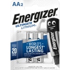 Energizer - Pile Ultimate Lithium AA x 2 pour une haute puissance longue duree