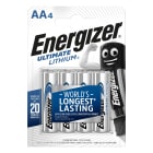 Energizer - Pile Ultimate Lithium AA/LR06 x 4 pour une haute puissance longue duree