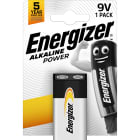 Energizer - Pile alcaline Power 9V x 1 permet de conserver l'energie pendant 5 ans