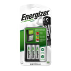 Energizer - Chargeur Maxi 2000 mAh recharge 4 piles AA ou AAA avec indicateur de chargement