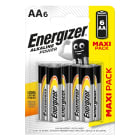 Energizer - Pile alcaline Power AA x 6 permet de conserver l'energie pendant 7 ans