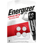 Energizer - Pile bouton alcaline LR44/A76 x 4 haute performance et longue duree