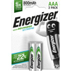 Energizer - Piles Rechargeables Energizer Extreme AAA/LR03/LR3 800 MAH pack de 2