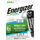 Energizer - Piles Rechargeables Energizer Extreme AAA/LR03/LR3 800 MAH pack de 2