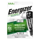 Energizer - Pile rechargeable AAA/LR03 700 mAh x 2 rechargeable des centaines de fois