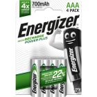 Energizer - Pile rechargeable AAA/LR03 700 mAh x 4 rechargeable des centaines de fois
