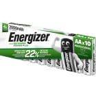 Energizer - Pile rechargeable AA/LR06 2000 mAh x 10 rechargeable des centaines de fois