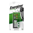 Energizer - Mini chargeur 2 x AA/LR06 recharge 2 piles AA/LR06 avec indicateur de charge