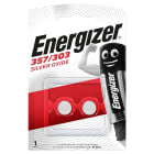 Energizer - Pile Oxyde argent 357 303 x 2 haute performance pour montre