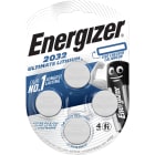 Energizer - Pile miniature Ultimate Lithium CR2032 x 4 haute performance et longue duree
