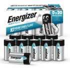 Energizer - Pile alcaline Max Plus D x 20 notre pile alcaline qui dure le plus longtemps