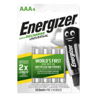 Energizer - Piles Rechargeables Energizer Universal AAA-LR3 500maAh pack de 4