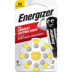 Energizer - Pile auditive Zinc air 10 x 8 performante pour appareils auditifs