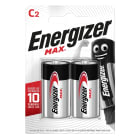 Energizer - Pile Max C x 2 sans risque pour vos appareils avec la garantie 0 coulure
