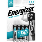 Energizer - Pile alcaline Max Plus AAA/LR03 x 4 notre pile alc. qui dure le plus longtemps