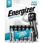 Energizer - Pile alcaline Max Plus AAA/LR03 x 6 notre pile alc. qui dure le plus longtemps