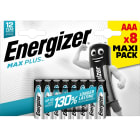 Energizer - Pile alcaline Max Plus AAA/LR03 x 8 notre pile alc. qui dure le plus longtemps