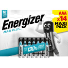Energizer - Pile alcaline Max Plus AAA/LR03 x 14 notre pile alc. qui dure le plus longtemps