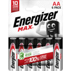 Energizer - Pile Max AA/LR06 x 6 sans risque pour vos appareils avec la garantie 0 coulure