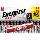 Energizer - Pile Max AA/LR06 x 12 sans risque pour vos appareils avec la garantie 0 coulure