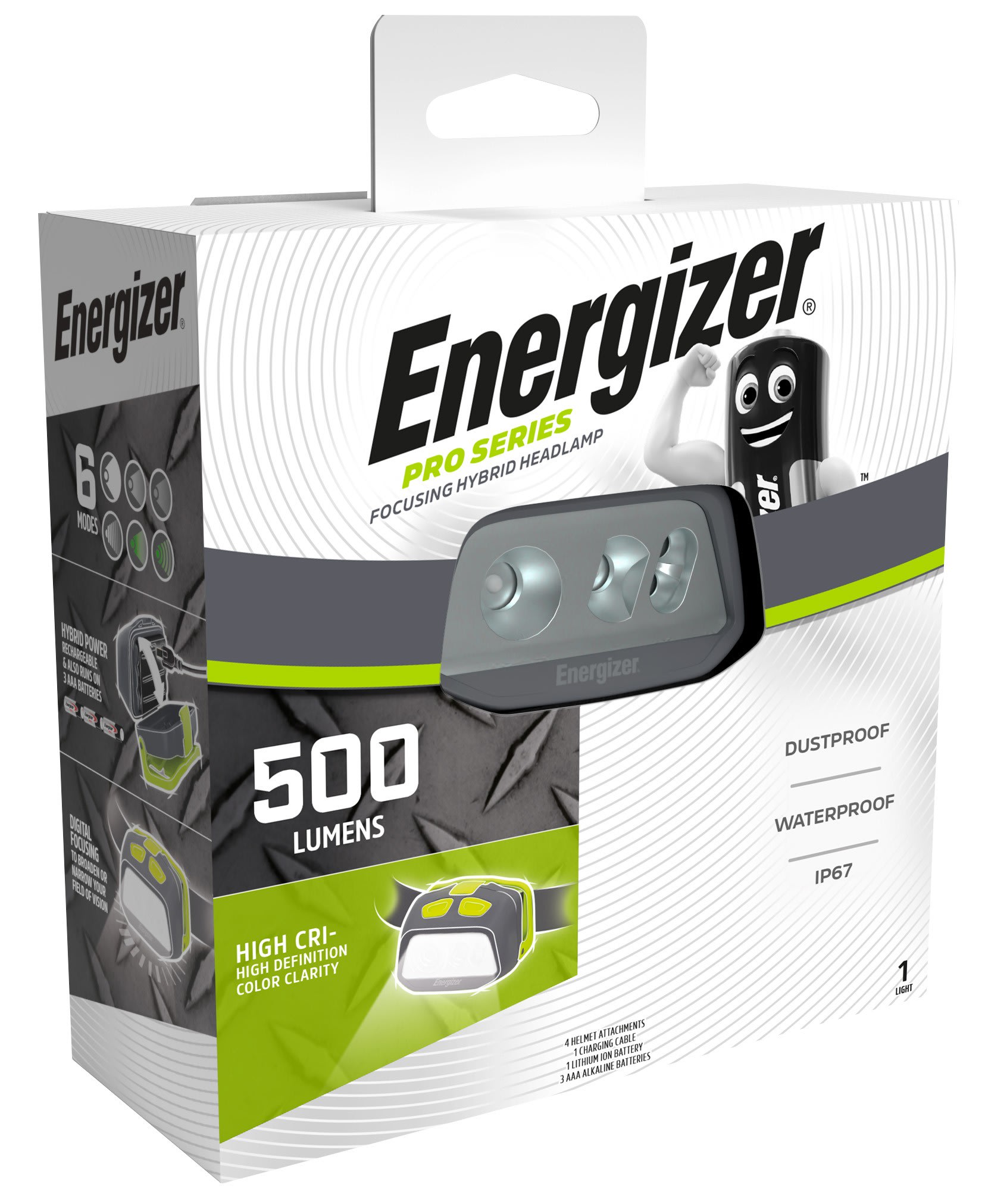 Energizer - Frontale Hybride ProSeries pour un usage professionnel