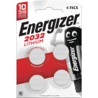Energizer - Pile bouton Lithium CR2032 x 4 haute performance et longue duree