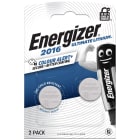 Energizer - Pile miniature Ultimate Lithium CR2016 x 2 haute performance et longue duree