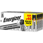 Energizer - Pile Alcaline AAA/LR3 x40 Energizer Everyday - Performance durable lot volume