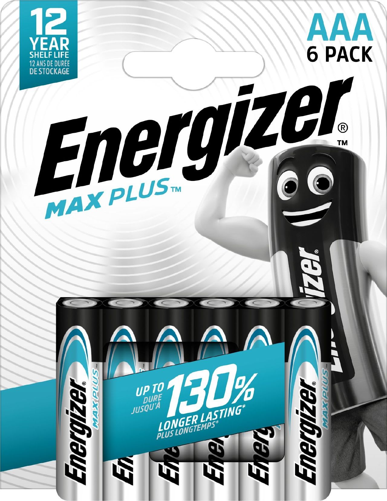 Energizer - Pile alcaline Max Plus AAA/LR03 x 6 notre pile alc. qui dure le plus longtemps