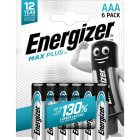 Energizer - Pile alcaline Max Plus AAA x 6 notre pile alcaline qui dure le plus longtemps