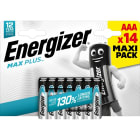 Energizer - Pile alcaline Max Plus AAA x 14 notre pile alcaline qui dure le plus longtemps