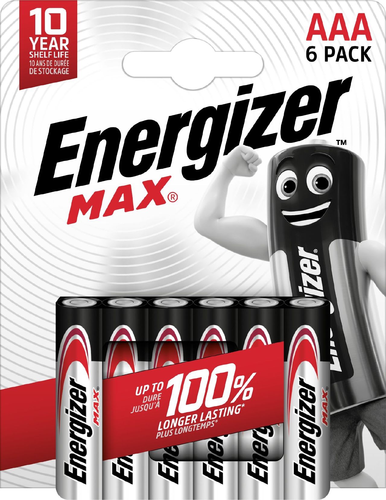 Energizer - Pile Max AAA x 6 sans risque pour vos appareils avec la garantie 0 coulure