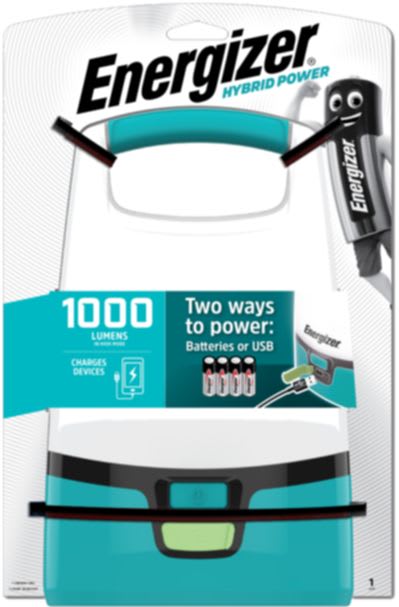 Energizer - Lanterne hybride, éclairage à 360°, idéale pour les travaux en extérieur