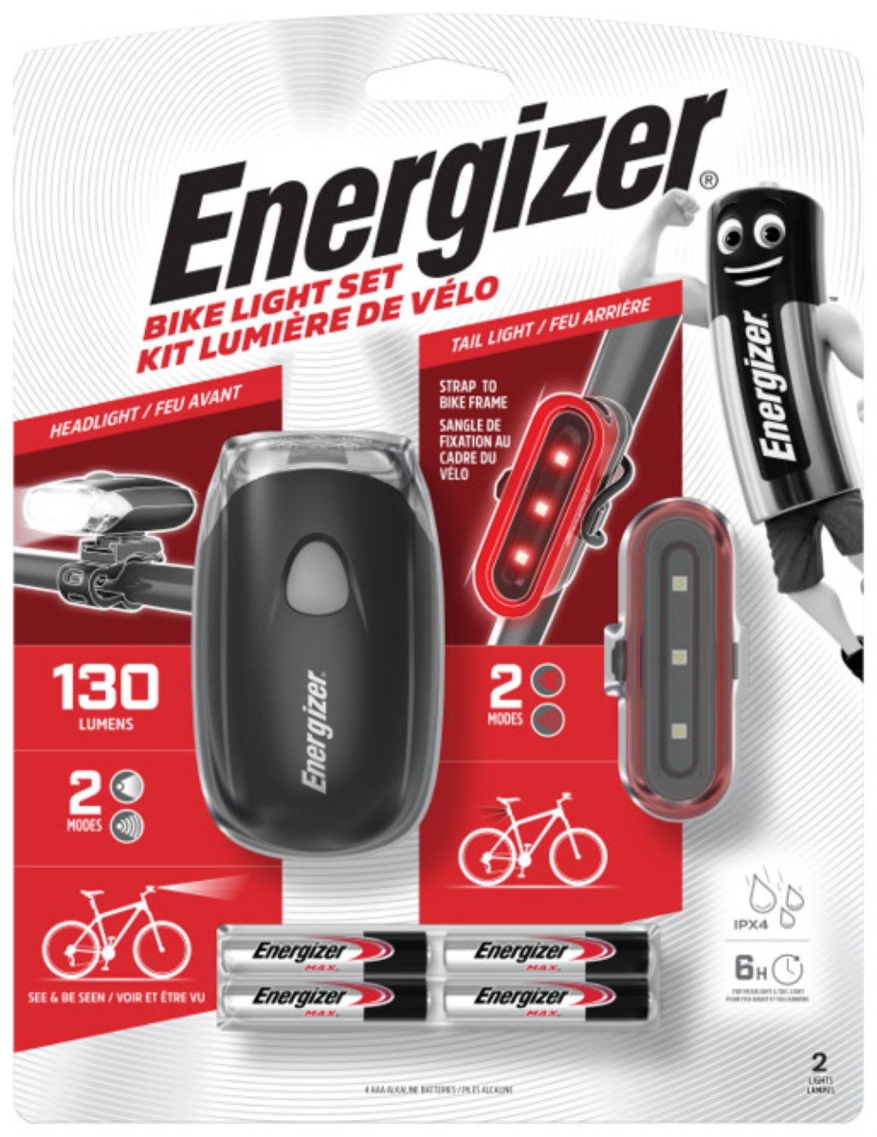 Energizer - Torche vélo pour se déplacer en toute sécurité