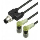 Pepperl Fuchs - Connecteurs V1-W-E2-BK0,3M-PUR-A-T-V1-G