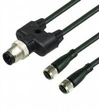 Pepperl Fuchs - Connecteurs V3-GM-BK2M-PUR-U-T-V1-G