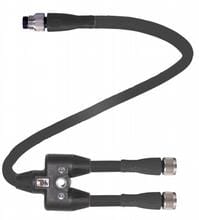 Pepperl Fuchs - Connecteurs V3-GM-0,6M-PUR-U-T-0,15M-V31