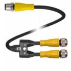 Pepperl Fuchs - Connecteurs V1-G-S-3/7M-T-0,6M-PUR-A-V1-G