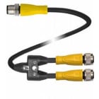 Pepperl Fuchs - Connecteurs V1-G-S-3/7M-T-0,6M-PUR-A-V1-G