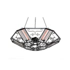 Frico - LUF1020B Lustre 10x2000W Noir