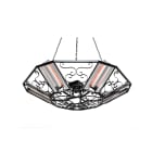 Frico - LUF1215B Lustre 12x1500W Noir