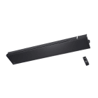 Frico - Emetteur infrarouge Relax Glass avec télécommande IP65, 1500W,230V~,Noir/Alu