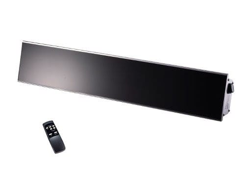 Frico - Emetteur infrarouge Infraglas, façade en vitrocéramique noire 2200W