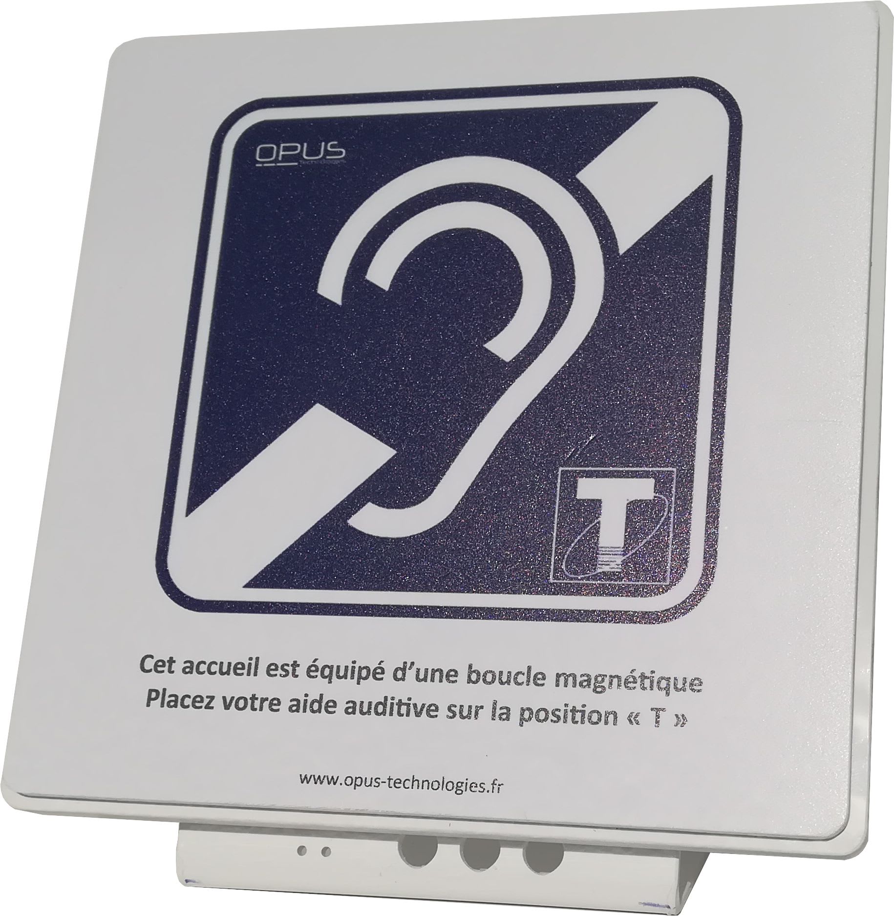 BOUYER - Boucle à Induction Magnétique (BIM) compacte pour guichets