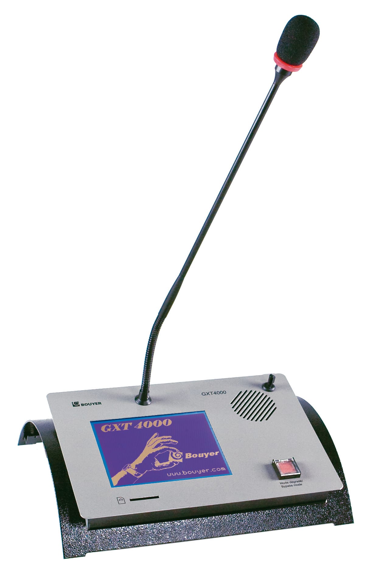 BOUYER - Pupitre microphone tactile 48 touches programmables + appel général
