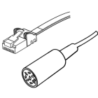 BOUYER - Cordon de liaison DIN 5 broches femelle vers RJ45 mâle