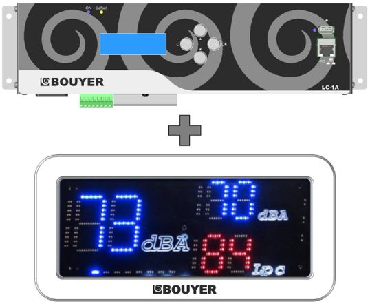 BOUYER - Pack limiteur de niveau sonore à coupure cat 1A >300 personnes